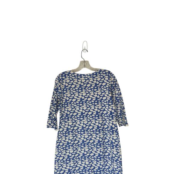 Hiho International Blue White Casual Everyday 3/4 Sleeve Tunic Top Size Small - Picture 8 of 12